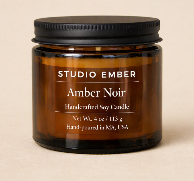 Amber Noir – 4 oz Candle
