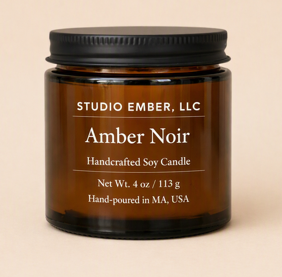 Amber Noir – 4 oz Candle