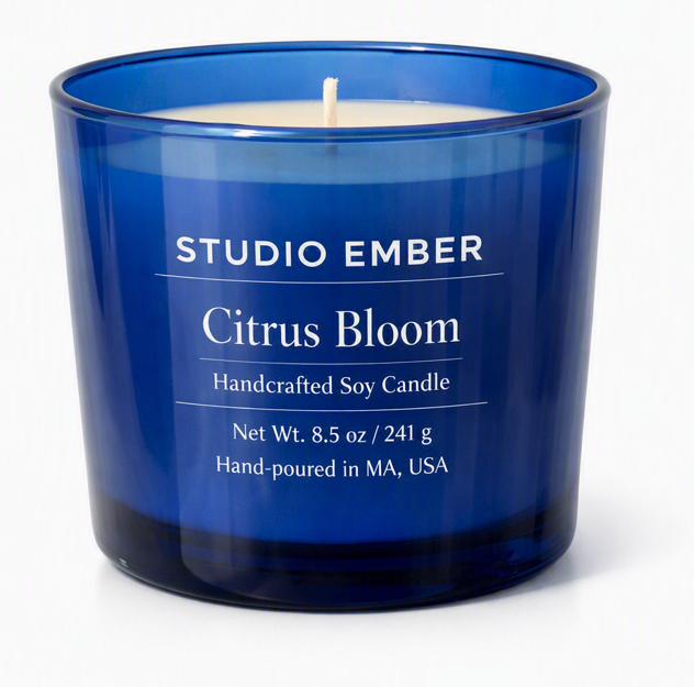 Citrus Bloom – 8.5 oz Clear Jar