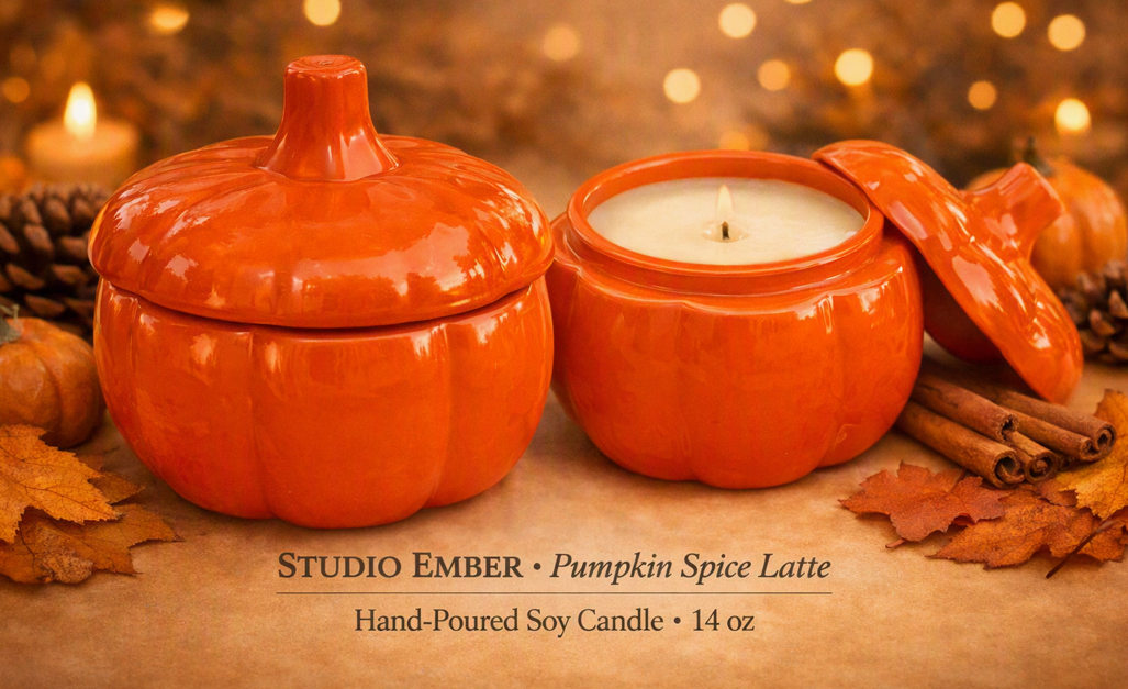 Pumpkin Spice Latte – 14 oz Pumpkin Jar
